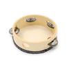 Single Row Jingles Handheld Tambourine Wooden Tambourine Drum for Adults