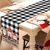 Christmas Tree Table Runner Merry Christmas Decorations for Home Xmas Party Decor 2026 Navidad Notal Noel Ornament New Year 2026