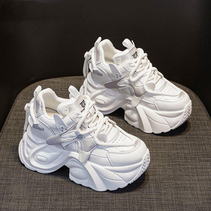 

Daddy shoes women s super fire 2025 new autumn casual platform shoes small inner height increase women s shoes small white shoes 35