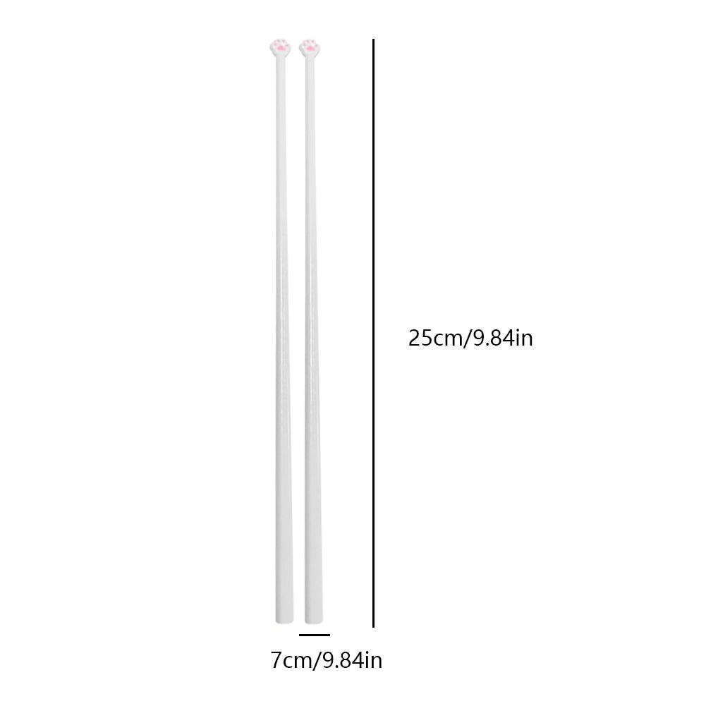 Cat Paw Chopsticks Non-Slip Grip Eating Chopsticks Lightweight Beginners Chopsticks Kitten Paw Chopsticks for Kids Girlfriends