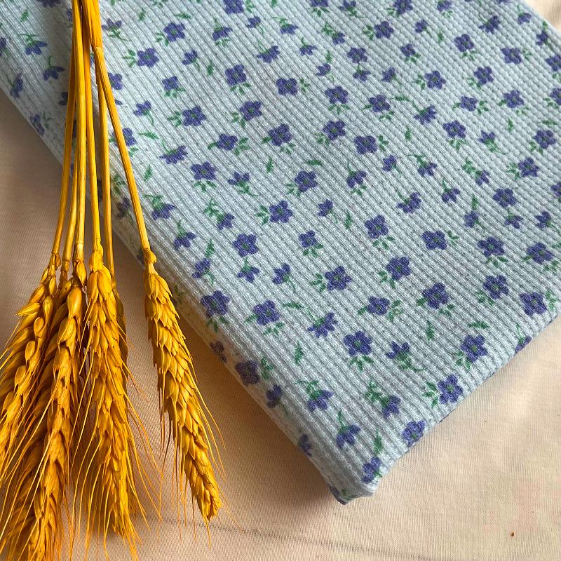

45x160cm Soft Waffle Fabric Spring Summer Quilting&Sewing Dress Shirt Loungewear Clothing DIY Handmade Cloth Sewing Material 45x160cm