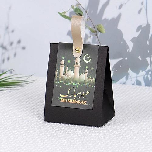 Eid Mubarak Envelopes Gift Boxes Greeting Card Treat Candy Goodie Boxes Kids Gift Giving Muslim Holiday Party Favor Supplies