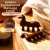 Sandalwood Scalp Point Massage Brush Coarse Tooth Body Meridian Massage Comb  Meridian Therapy