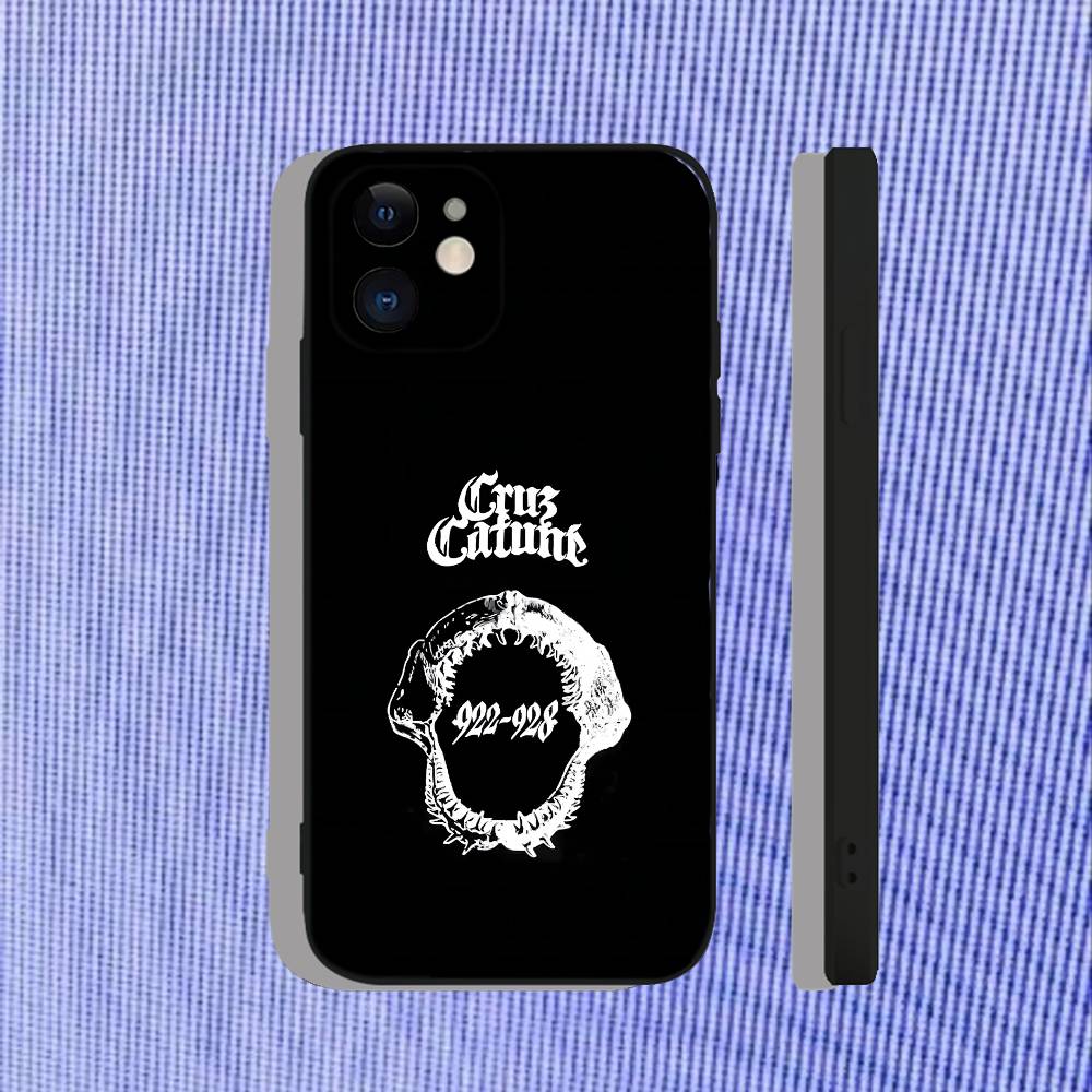 Cruz Cafune Me Muevo Con Dios Funda para Teléfono Para iPhone 17,16,15,14,13,12,11,Pro,Max,Plus,Air,X,XS,XR,SE,8,7,Mini,Suave Negra Funda