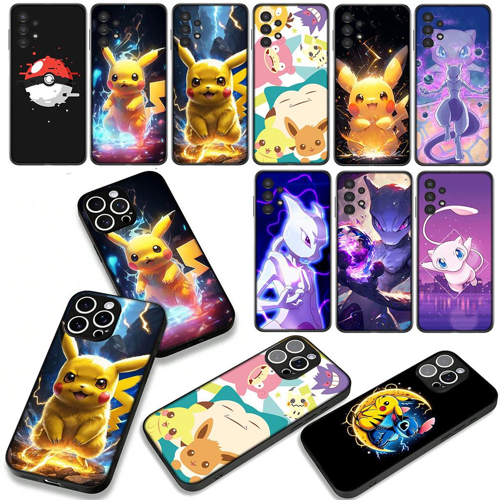 Cover for Huawei P30 P20 P10 Mate 10 20 Pro Lite Y9A Y8S P Smart Y7 Y9 Prime Y6 Phone Case Mewtwo P-Pokemons Mew P-Pikachus