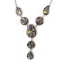 Les Trésors De Lily [F5987] - Purple 'Melusine' Designer Necklace