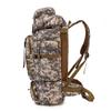 Kuzhe 80L Taktischer Camouflage Wasserdichter Reise-Wanderrucksack