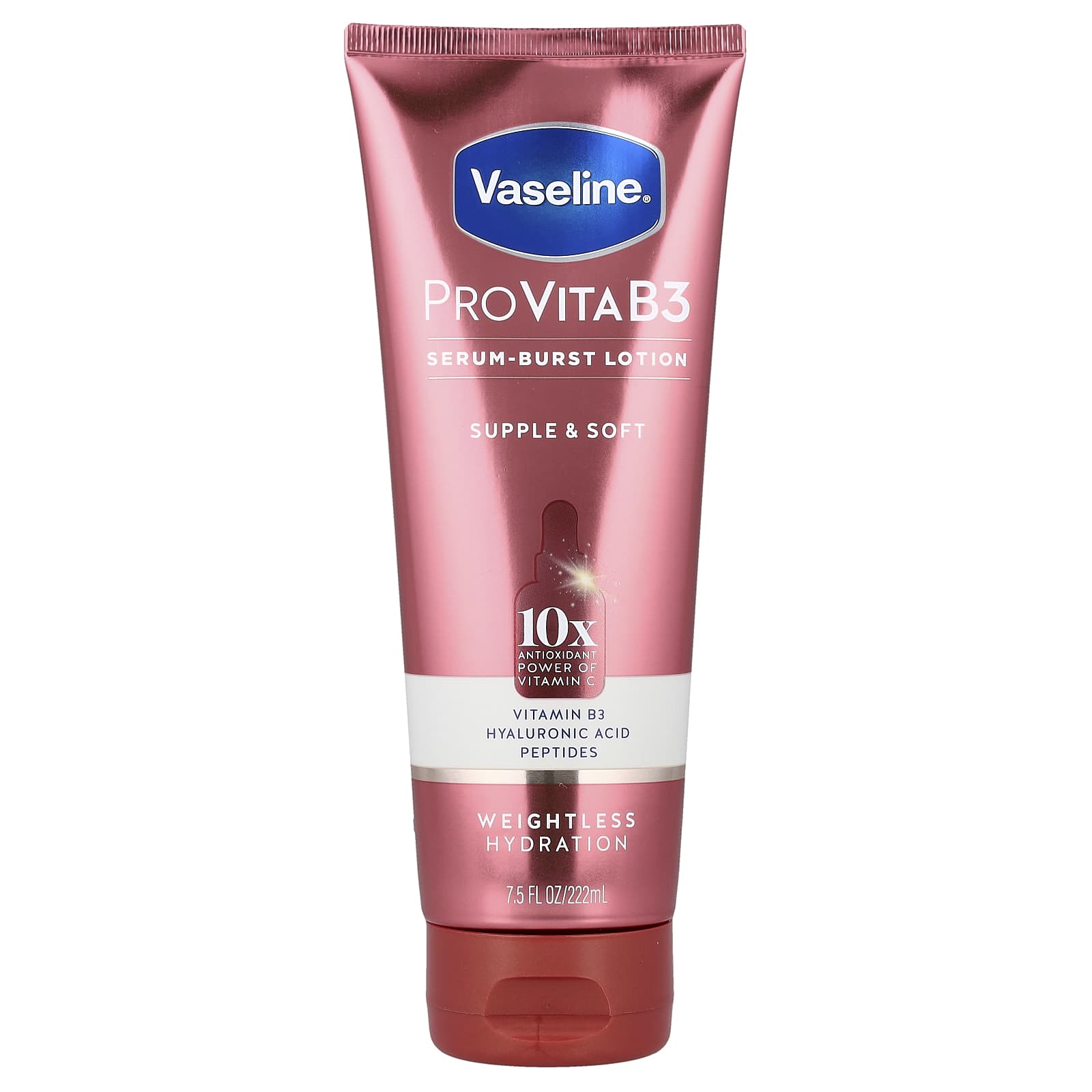 

Vaseline, ProVitaB3, Serum Burst Lotion, Firming & Soft, 7.5 fl oz (222 ml)