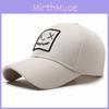 Baseball Cap With Embroidered Face Expression For Sun Protection And Trendy Style For Men And Women