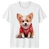 Corgi Dog Hoodie Animals Dogs Unisexs TShirt Unisexs Tee Graphic Unisex Top a