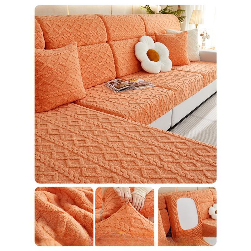 Sofa Wohnzimmer Sofabezug All-inclusive Universelles Set Vier Jahreszeiten Universelles Sofakissen Faules Elastisches Sofahut