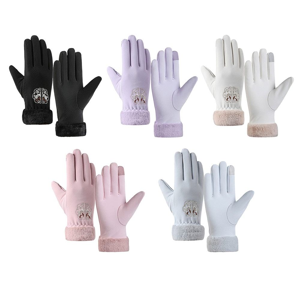 Warm Cycling Gloves Windproof Outdoor Sports Gloves Fashion Winter Gloves for Women