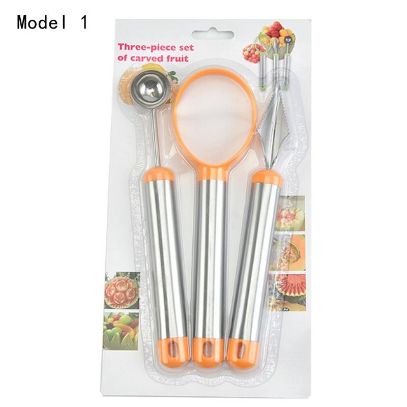 Stainless Steel Fruit Baller, Fruit Carving Platter Tool, Cooking Tool, Food Decorative Carving Knife.