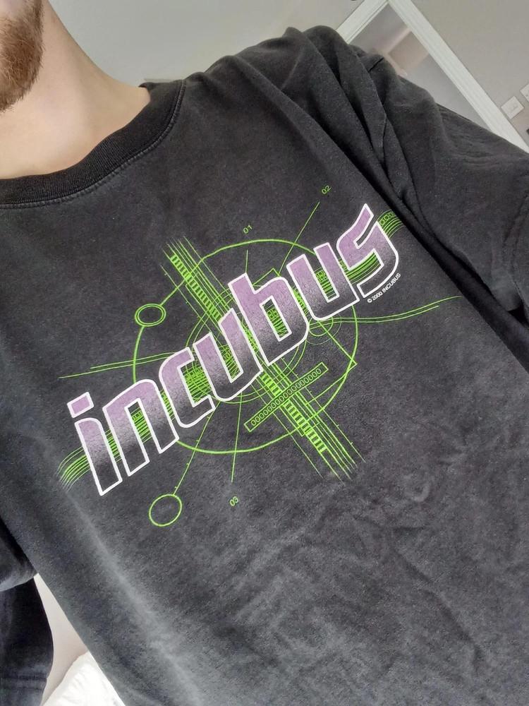 

Incubus BAND Logo GIFT FOR FAN BLACK COTTON T Shirt Full Size S5XL Unisex T-Shirt L