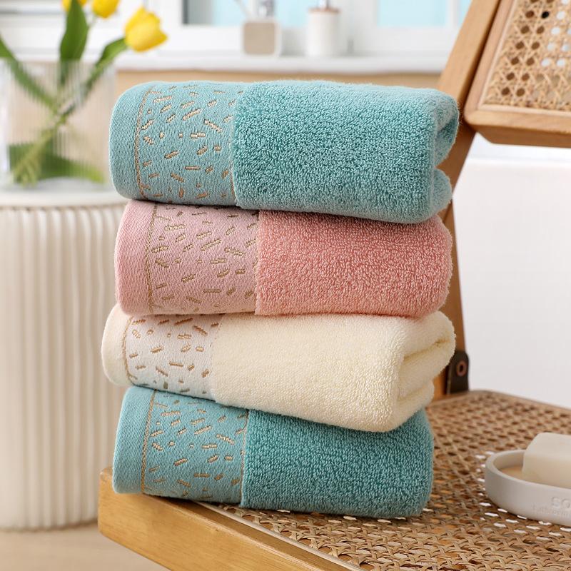 Pure Cotton Towel Jacquard Face Towel Household Men and Women Supermarket Complete Cotton Towel Gift Embroidery