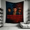 Stranger Things D Wall Hanging Printed Fabric Blanket Decorative Tapestries for Bedroom Living Room Home Decor