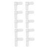 20PCS Plastic Screen Frame Corners Replacement 5 16in X 3 4in Easy Installation for Screen Frame Repair