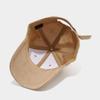 Women Autumn Striped Corduroy Baseball Cap Retro Hard-Topped Mountaineering Baseball Cap Women