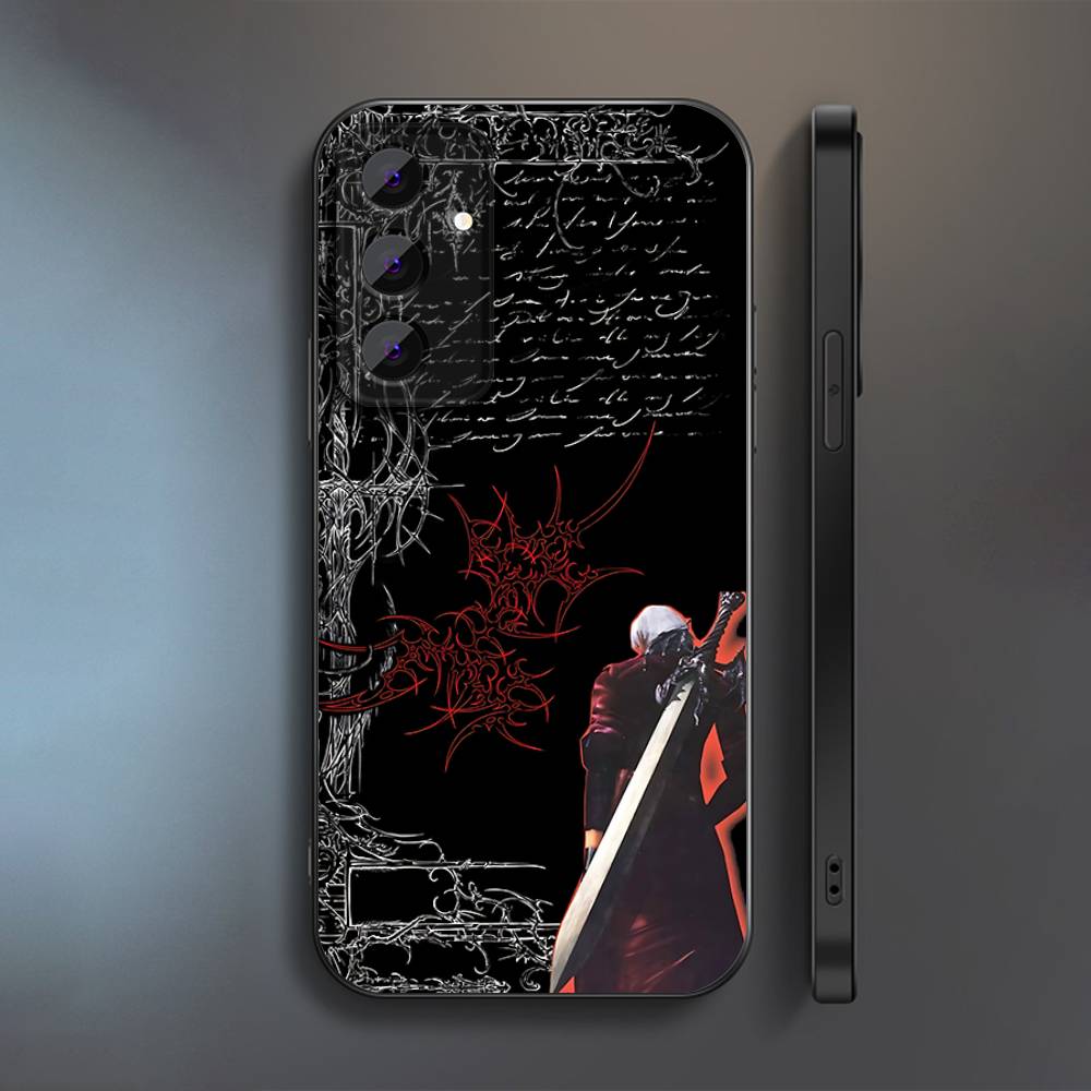 Dante D-Devil M-May Cry D-DMC2 Phone Case For Samsung S 25,24,23,22,30,21,10,9,Ultra,Plus,Lite,FE,4,5 G Soft Black Case