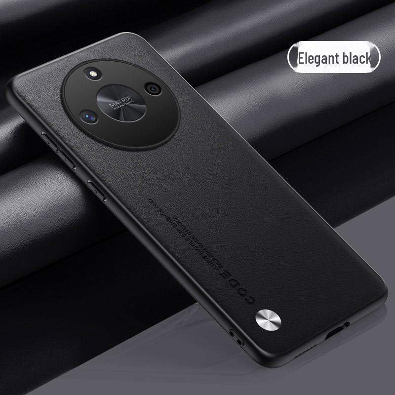 Premium Leather Protective Case for Honor X50/X40i/X30/X20 - Anti-Fall Business Cover