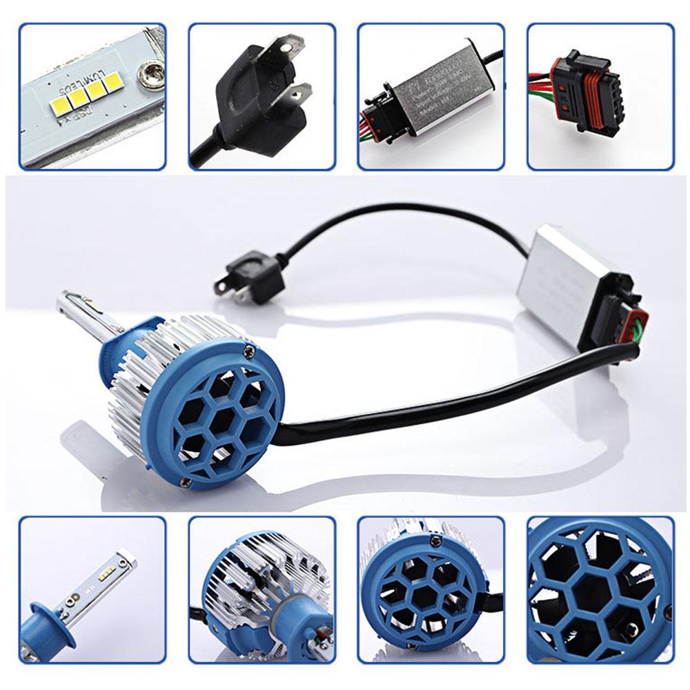 Led H1 H3 H4 H7 H11 H13 9004 9005 9006 9007 881 Car Headlight Turbo Auto Fog Lamp 70W Automobile Bulb White Led Light T1 H4