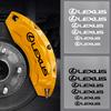 6 Pezzi Adesivi Pinze Freno Auto Decalcomanie in PVC Resistenti al Calore Per NX IS 250 RX GS UX RX300 RX350 CT200H GX460 ES LX F sport GX