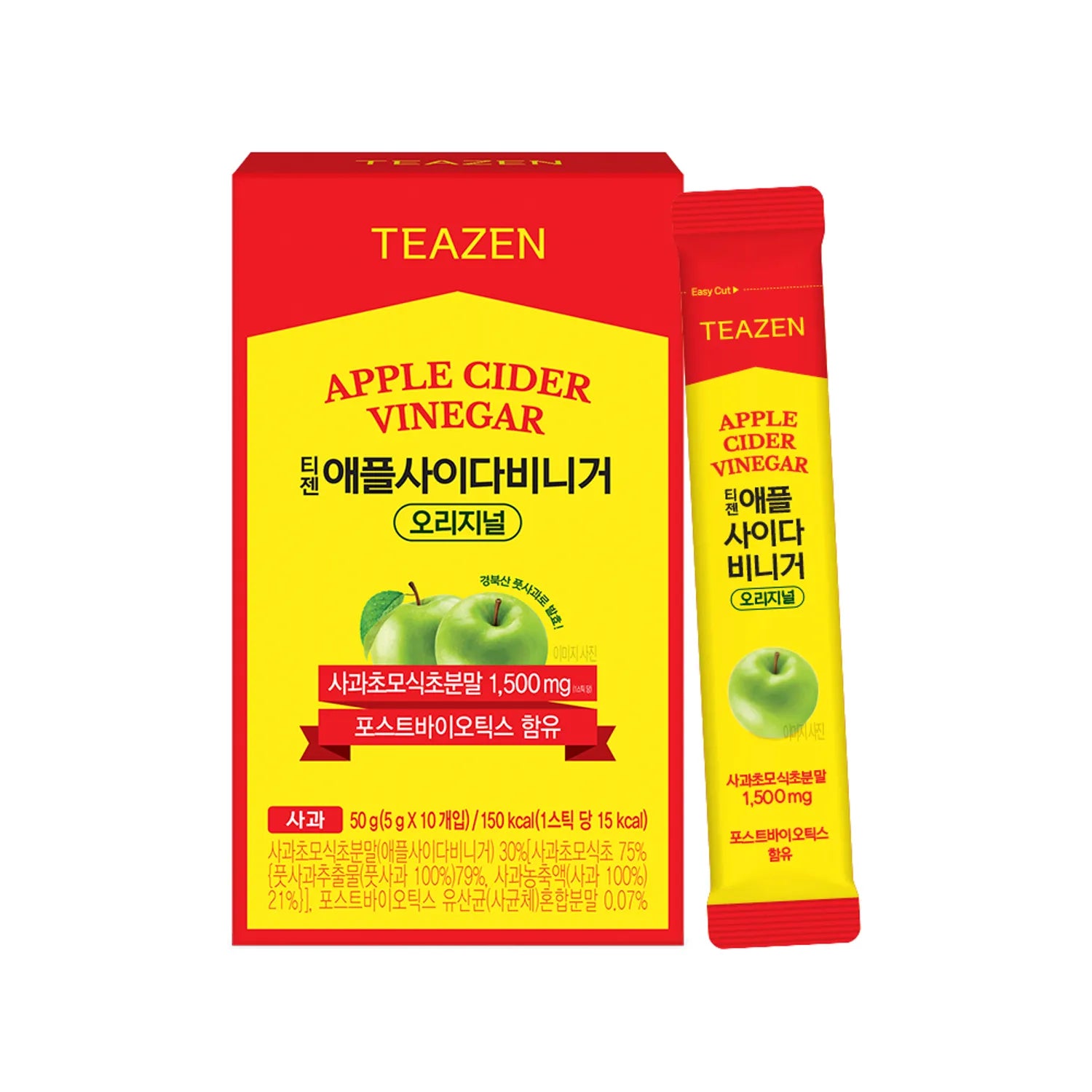 Teazen Apple Cider Vinegar Drink 10 Sticks/3box Drink 10 Sticks/3box