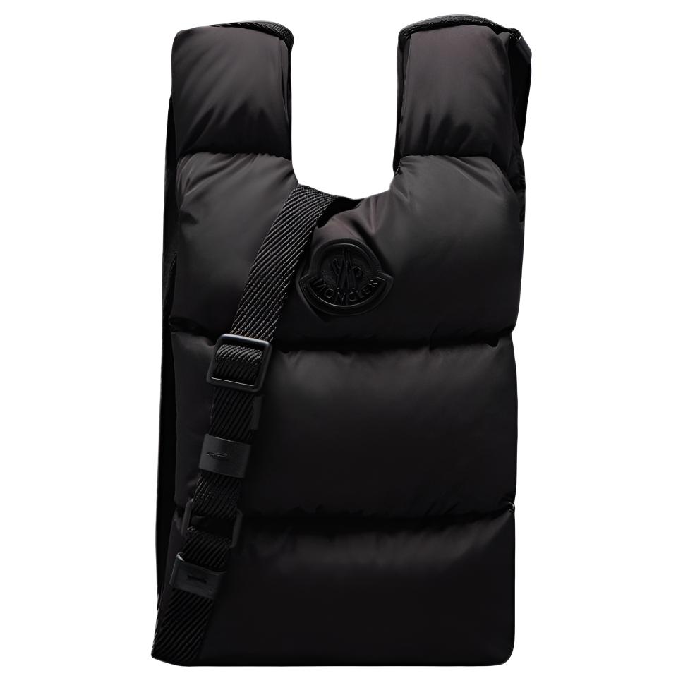 Moncler Legere Merklogo Verstelbare Schouderband Nylon Tote Schouder Crossbody Tas Dames tassen Zwart 5L00012M2170999 Basic Set (Bag+Dust Bag)