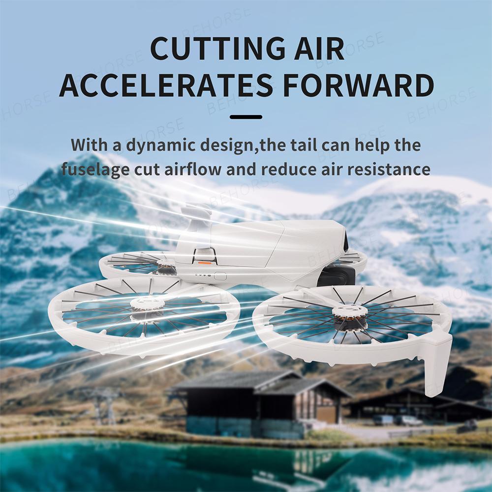 Flip Tail Wing For DJI Flip Lightweight Drones Flight Tail Reduce Drag Quick-release Rear Wing Protective Drone Accessories