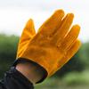 Heat Resistant Gloves For Industrial Work Camping With Leather Palms Flame Resistant Lining High Temperature Protections