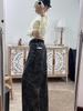 Women's High Waist Retro Leopard Print Jeans - Slimming Straight Leg, Versatile for Autumn/Winter.