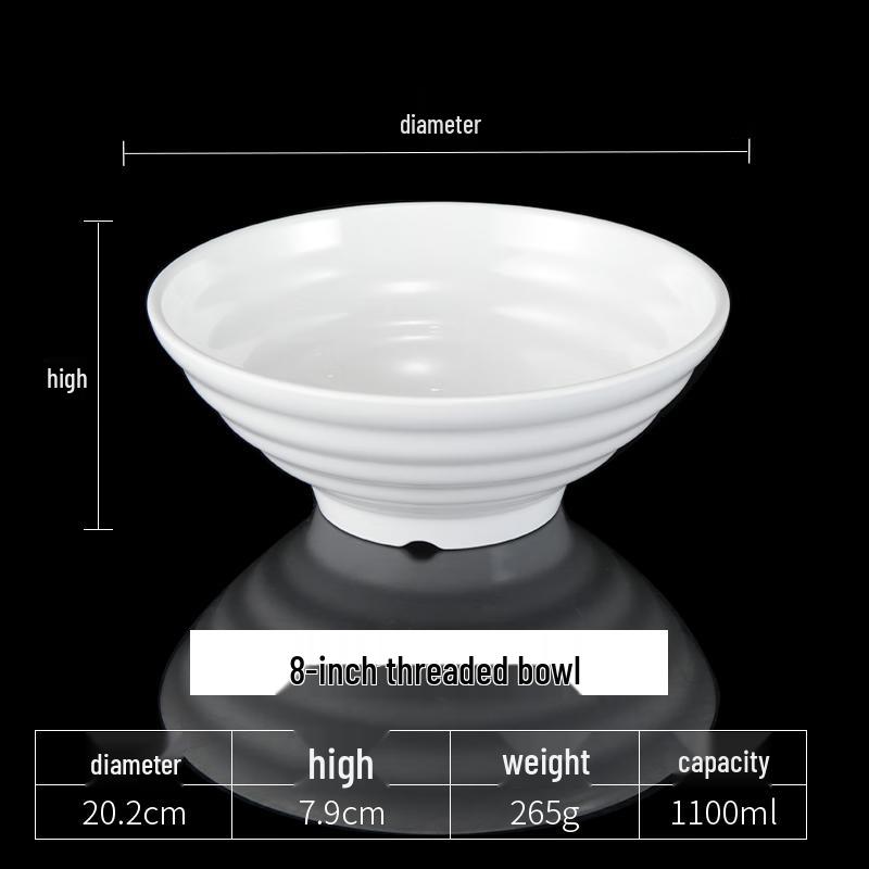 RuHan A8 Melamine Dinner Bowls