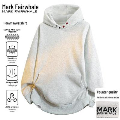 Mark Fairwhale Men's Casual Pullover Hooded Sweatshirt