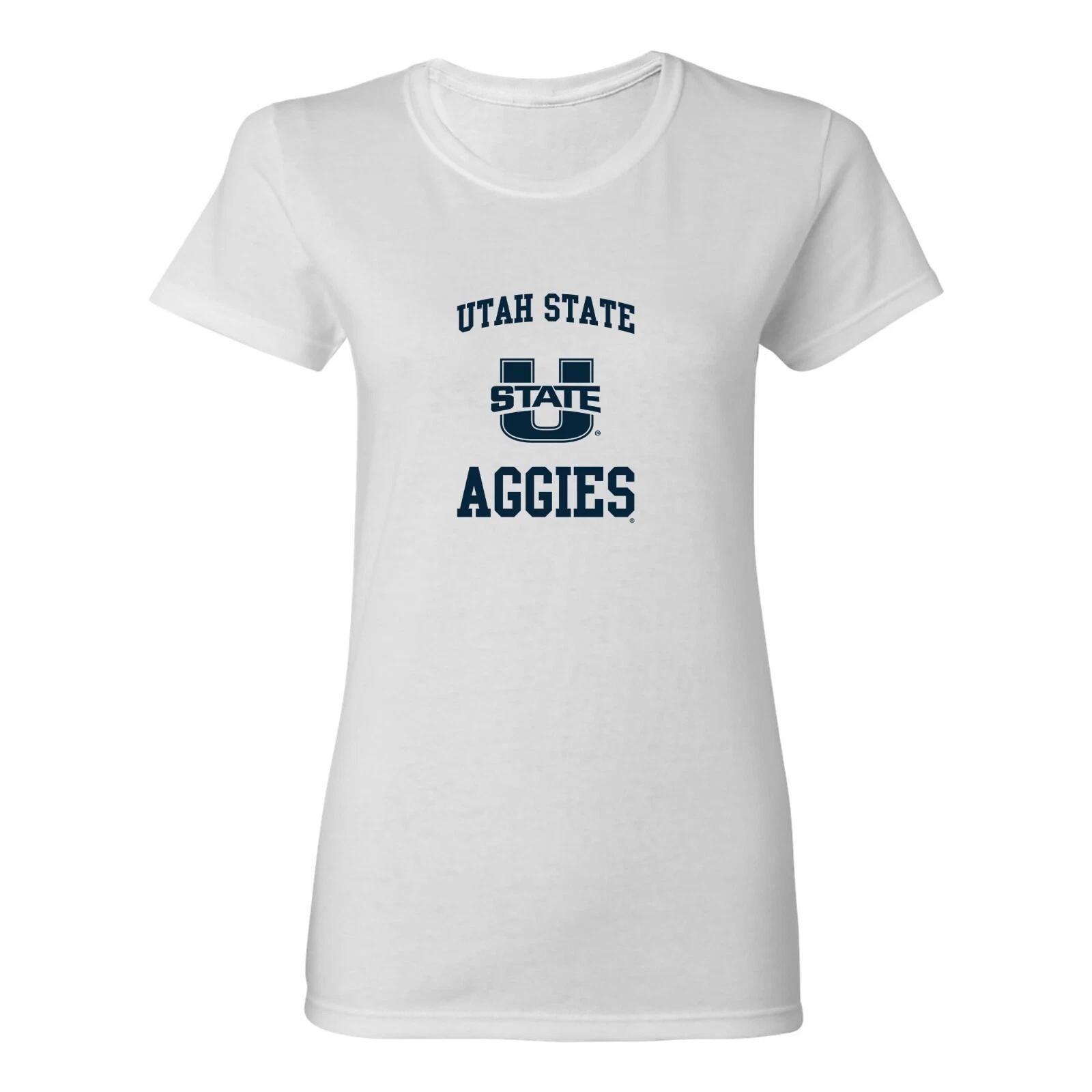 Utah State Aggies Arch Logo Women s T-Shirt - White S