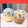 Childrens Cartoon Cotton Baseball Cap With Sun Protection And Breathability For Summer Play