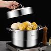 Beilunsi 304 Stainless Steel Two-Tier Steamer