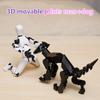 3D Multi-Jointed Movable Shapeshift Robot Joint Dog Creative Printed Mannequin Dummy Action Model Doll Toys for Children's Gifts