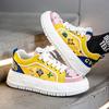 2025 Fashion Yellow Skateboarding Shoes Men Designer Sneakers Platform Canvas Shoes Men Breathable Summer Casual Sneakers Man
