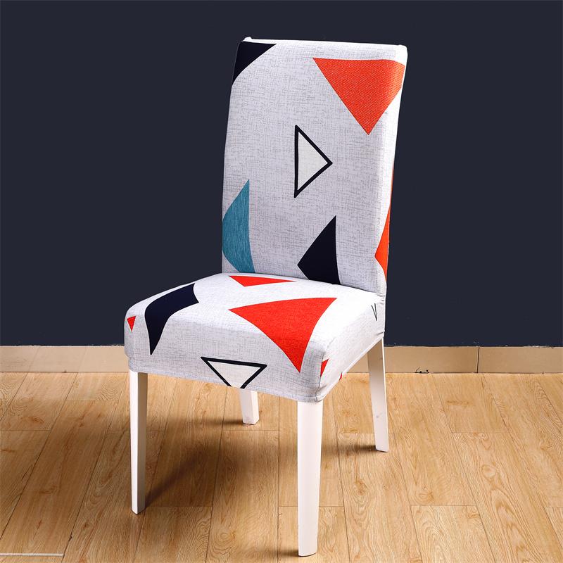 1PC Printed Dining Chair Covers Stretch Non-slip Chairs Cover Decor All-inclusive Durable Four Season Universal Protective Cover