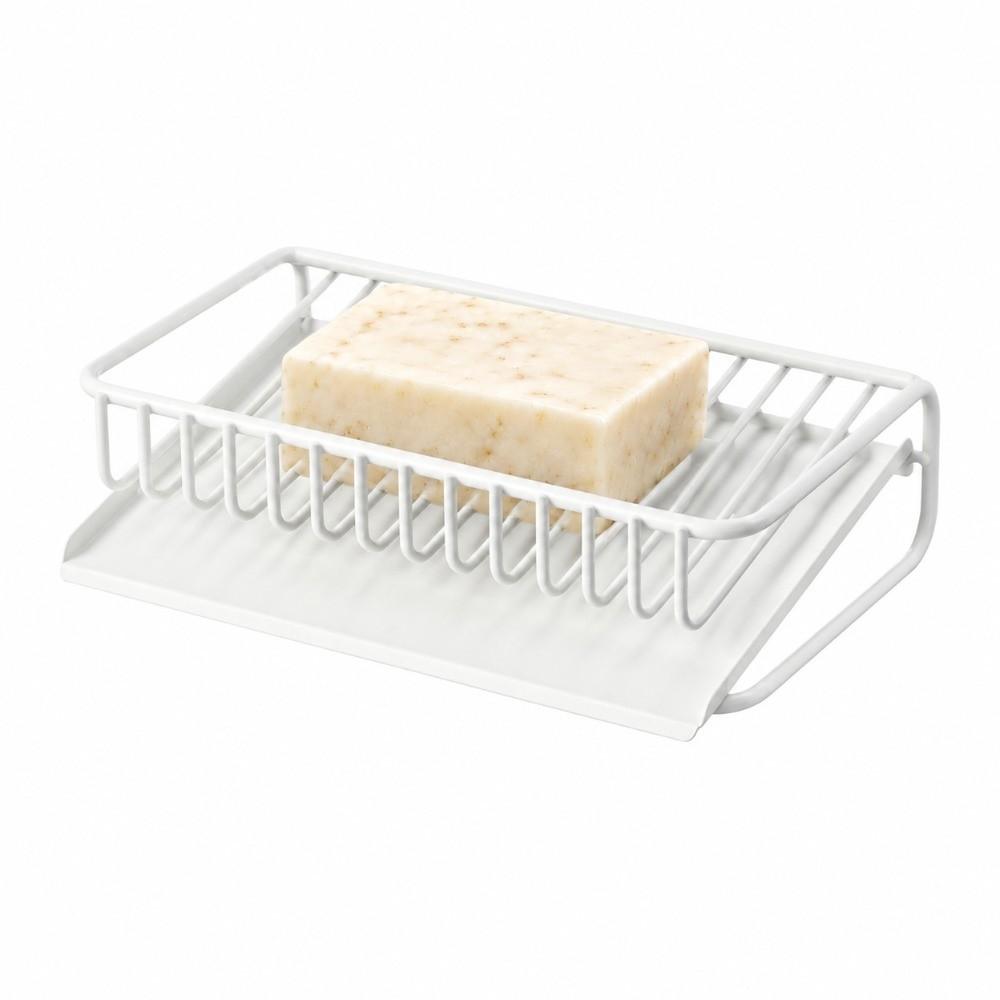 12 Degree Tilt Design Bar Soap Holder Plastic Sponge Dispenser Soap Saver Dish Kitchen Sink