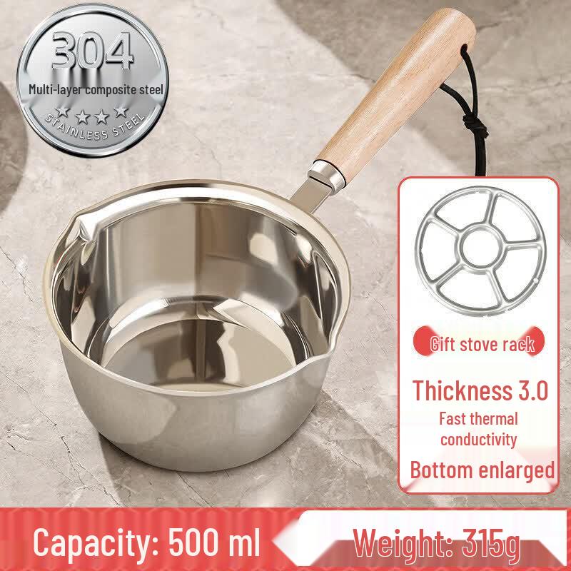 Qiwei 316 Stainless Steel Mini Hot Oil Pot