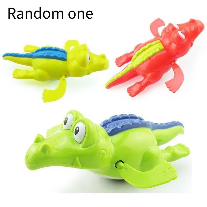 Children's Cute Swimming Turtle Wind-up Toy With Chain Bath Toy Baby Water Play Toy Night Market Stall
