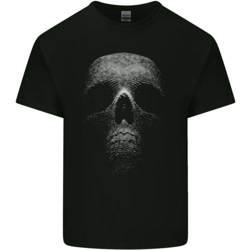 Skull Made of Circles Mens Light Cotton T-Shirt Unisex T-Shirt