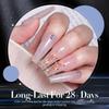 BORN PRETTY Gel Nail Glitter Flash Nail Gel Nail Glitter Color Gel Set Compatible (6 Colors) UV/LED