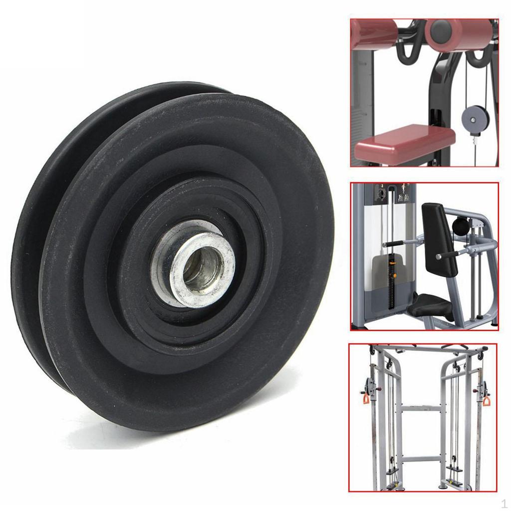 Nylon Bearing Pulley Wheel 90mm/3.5" Wearproof for Accessory Garage Door
