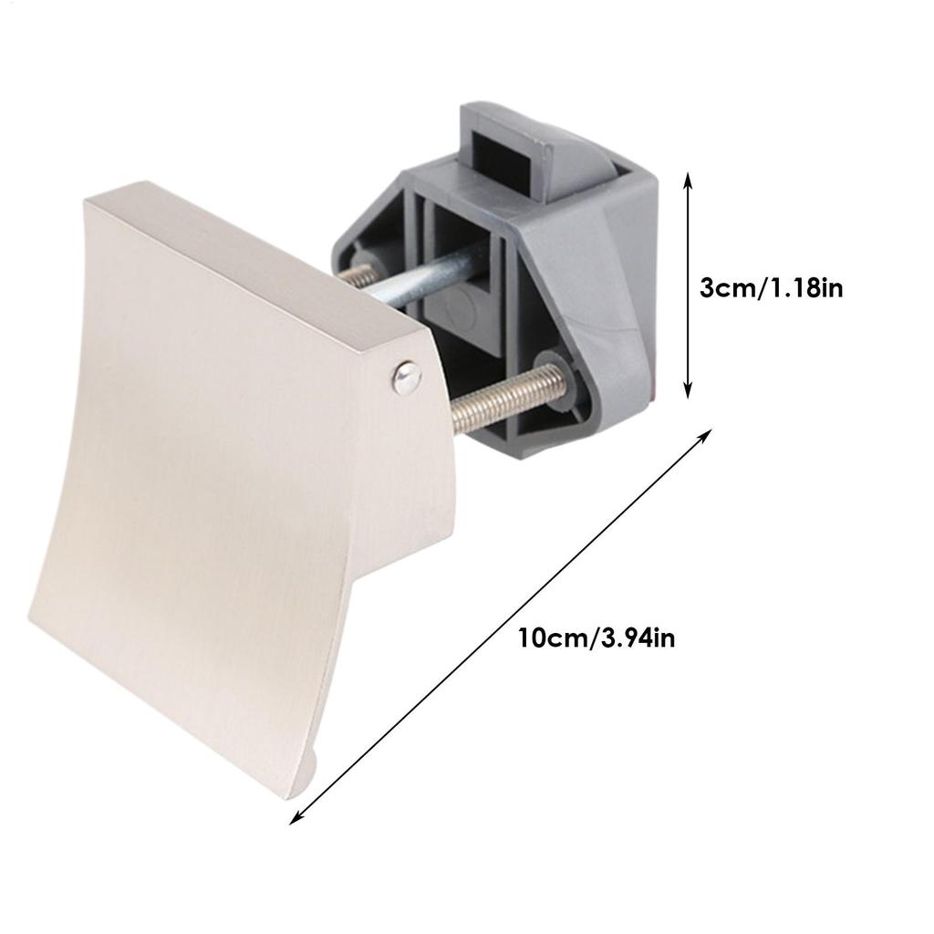 Push Button Cabinet Latch Keyless Cupboard Lock Furniture Cabinet Door Lock Kitchen Drawer Catch For Yacht Marine RV Living Room