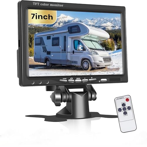 

Автомобильный монитор Stynxro 7 , Накладной монитор, Функция подсветки, Задний монитор, Задний дисплей, Двойной видеовход, Беспроводной пульт дистанционного управления, 12В/24В Совм