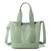 Women Crossbody Bag Large Capacity Canvas Underarm Bag Adjustable Strap Multi-compartment Lightweight for Office Travel