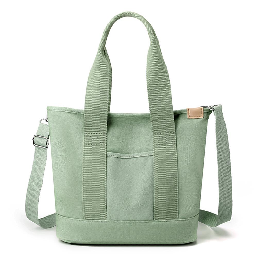 Women Crossbody Bag Large Capacity Canvas Underarm Bag Adjustable Strap Multi-compartment Lightweight for Office Travel