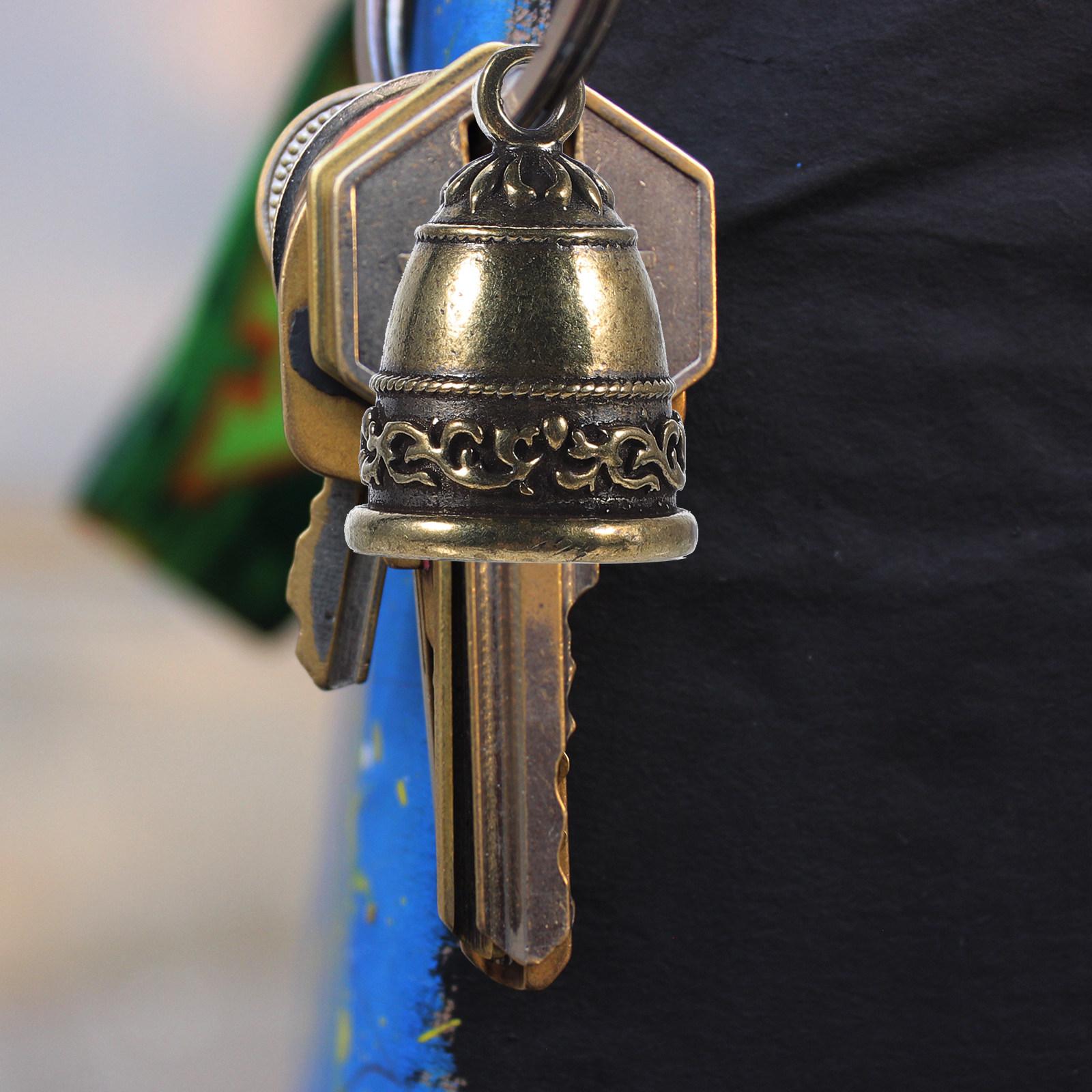 

4Pcs Retro Copper Bell Charms Vintage Bell Pendants for Jewelry Making DIY Necklace Bracelet Keychain Craft Bells Accessories other